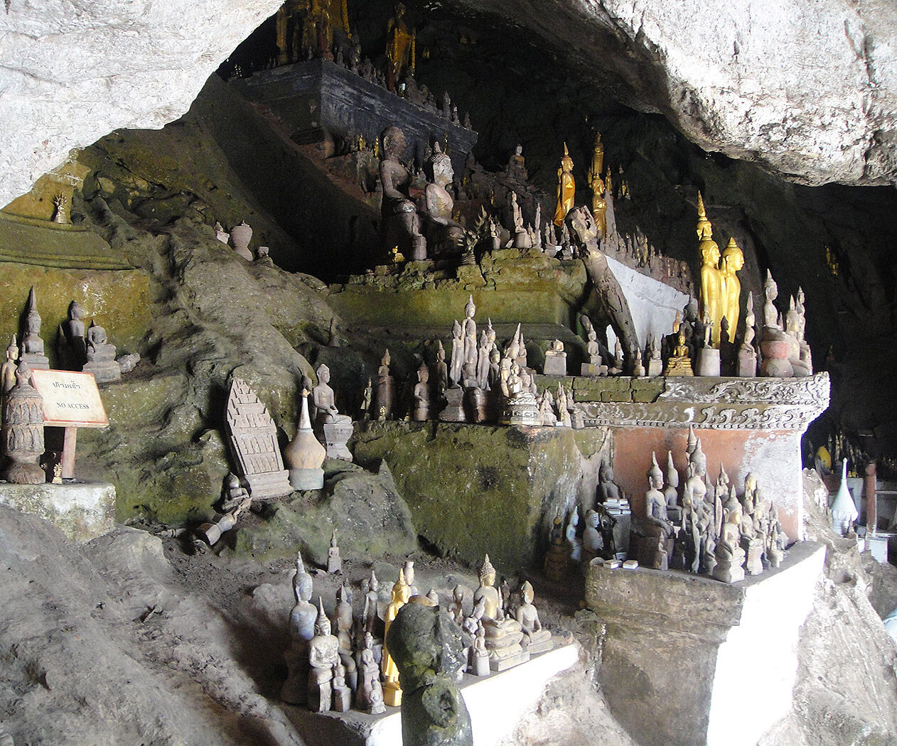 Explore thousands of sacred Buddhas in riverside caves”