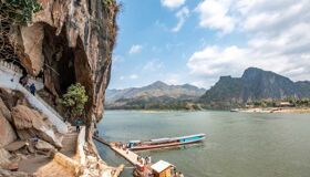 Luang Prabang Pak Ou Caves Mekong River