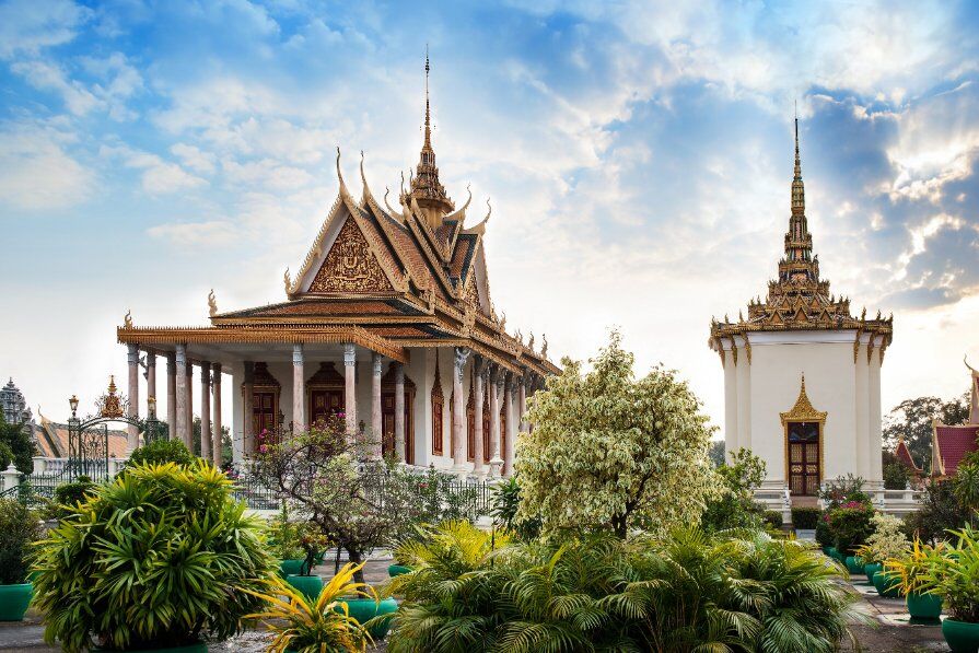 Admire the golden spires of Cambodia’s Royal Palace