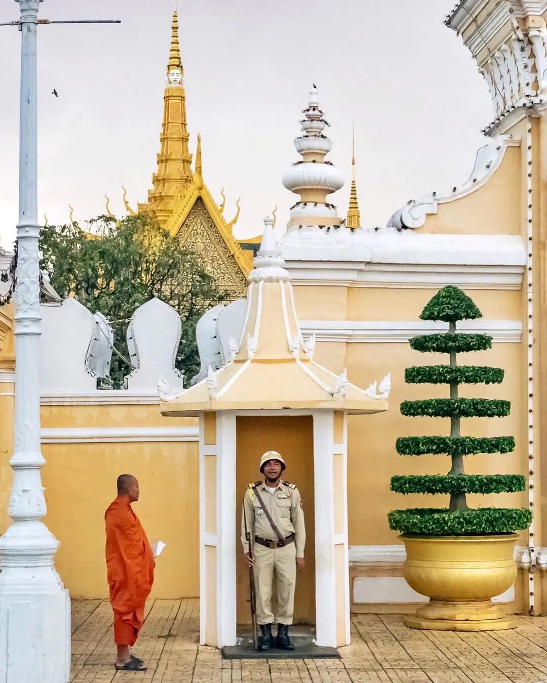 Admire the golden spires of Phnom Penh’s iconic Royal Palace