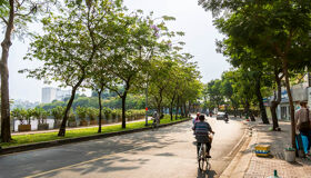 Saigon-HCMC in the morning time