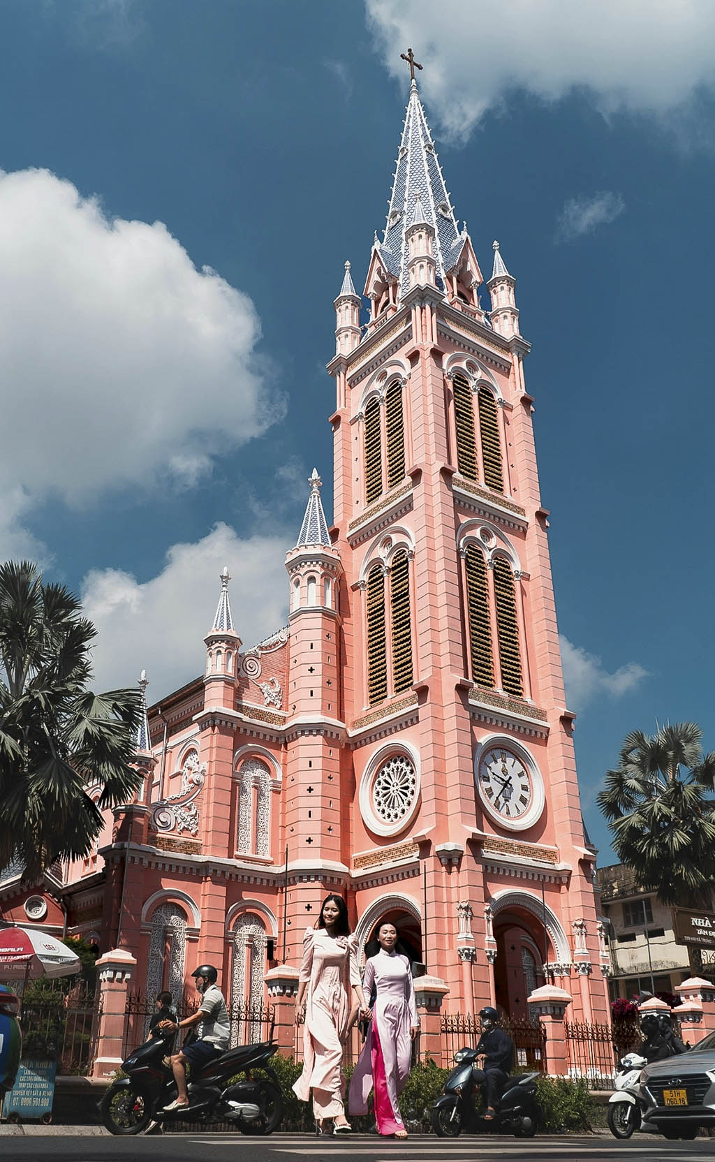 Admire the French colonial architecture in the heart of the city