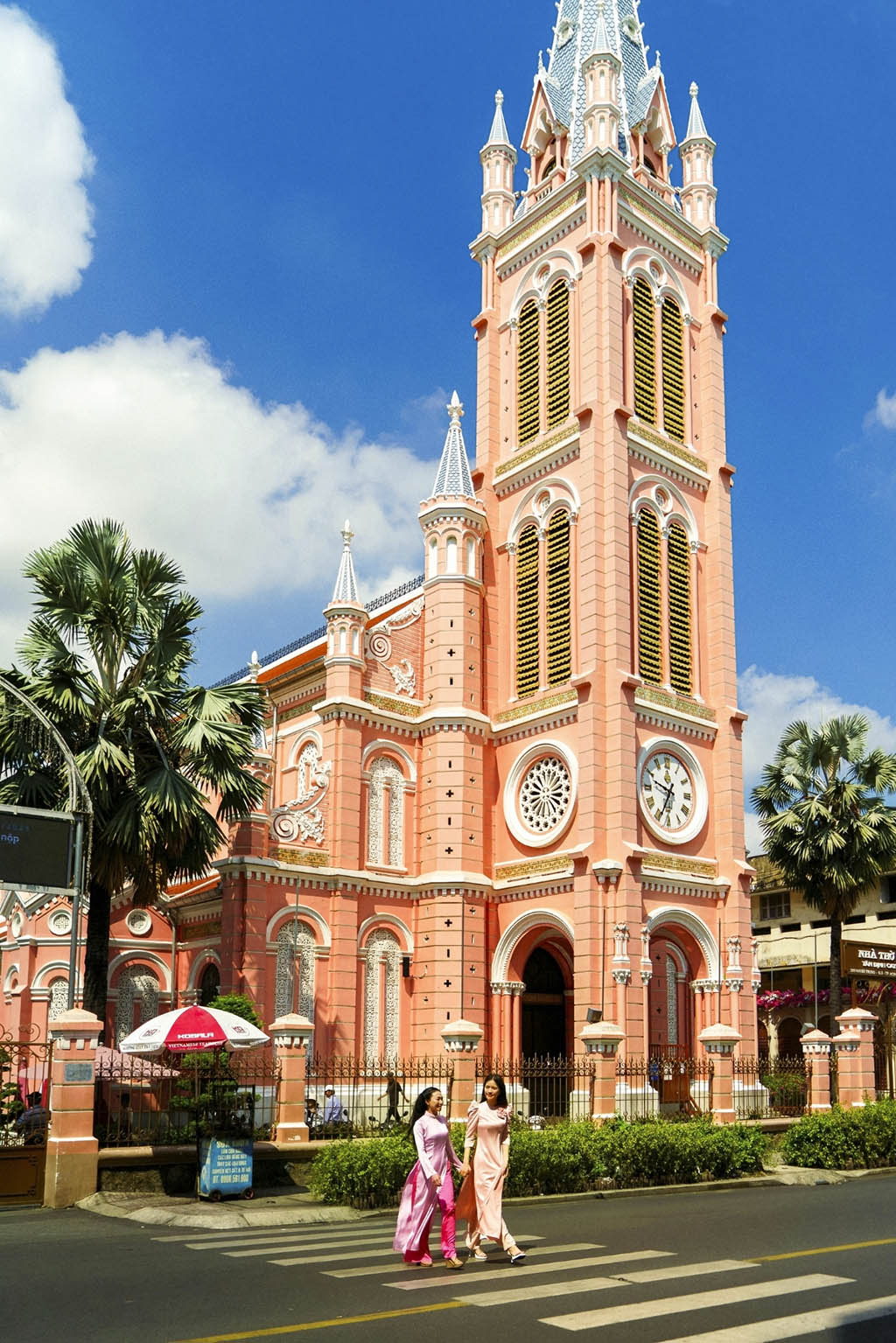 Admire the iconic French colonial architecture in the heart of the city