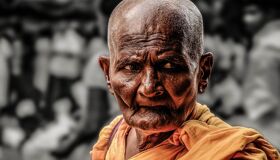 Senior Buddhist Monk in Siem Reap