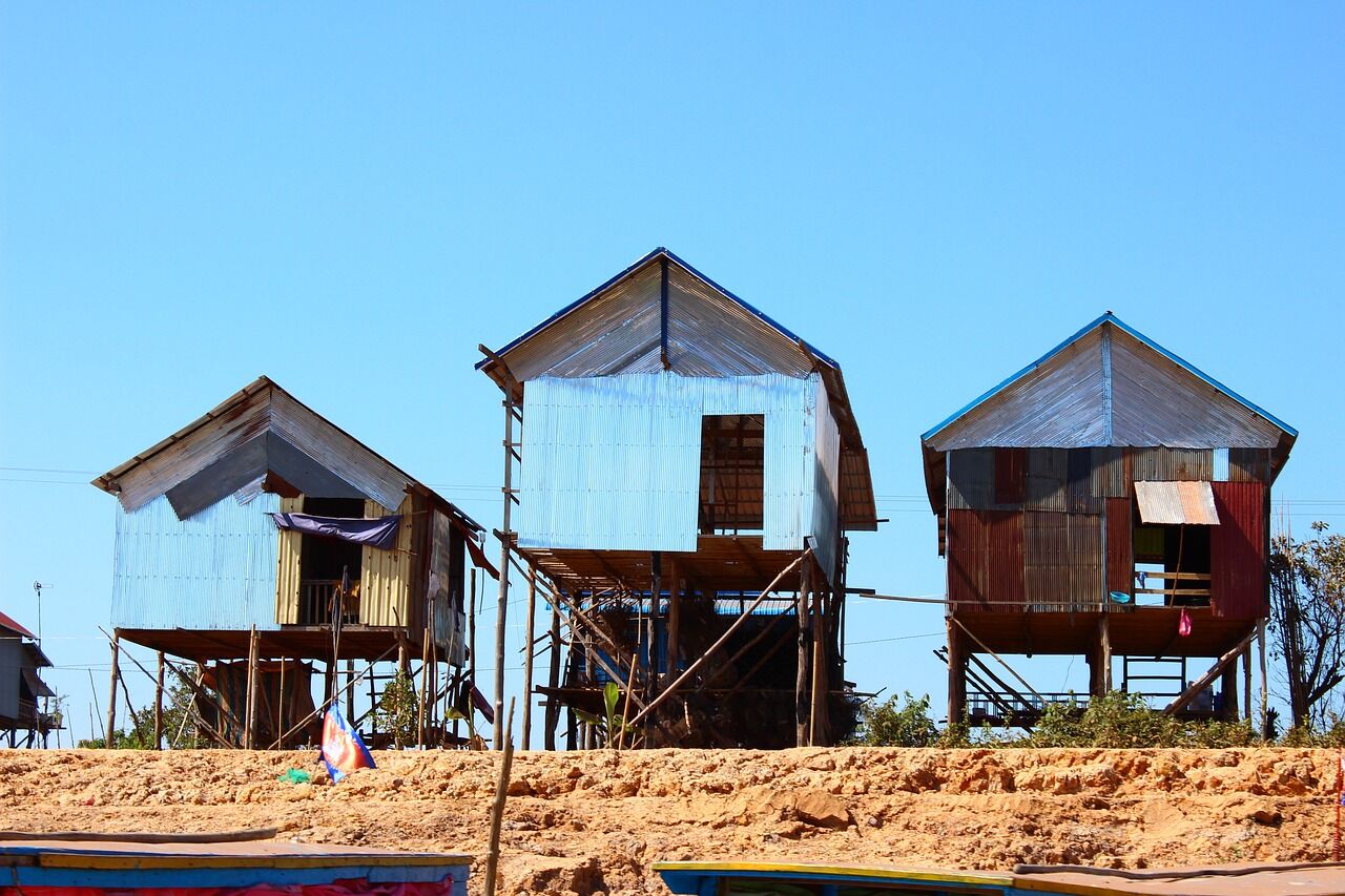 Stilt-Houses on Tonle Sap Lake