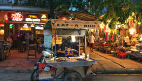 Street Vendor Siem Reap Stalls