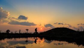 Sunset Laos
