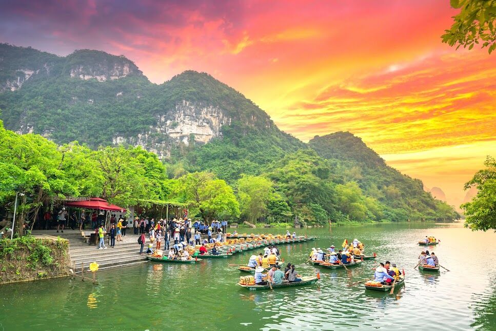 Capture the serene beauty of Ninh Binh’s karst landscapes