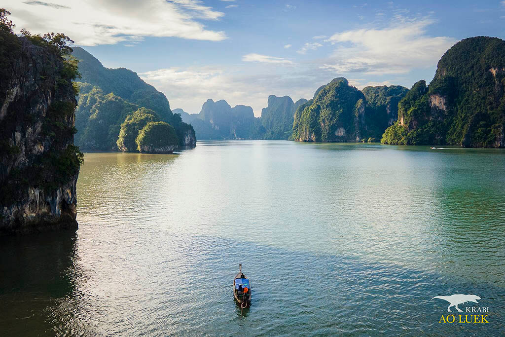 Begin your island journey with Krabi’s iconic limestone paradise