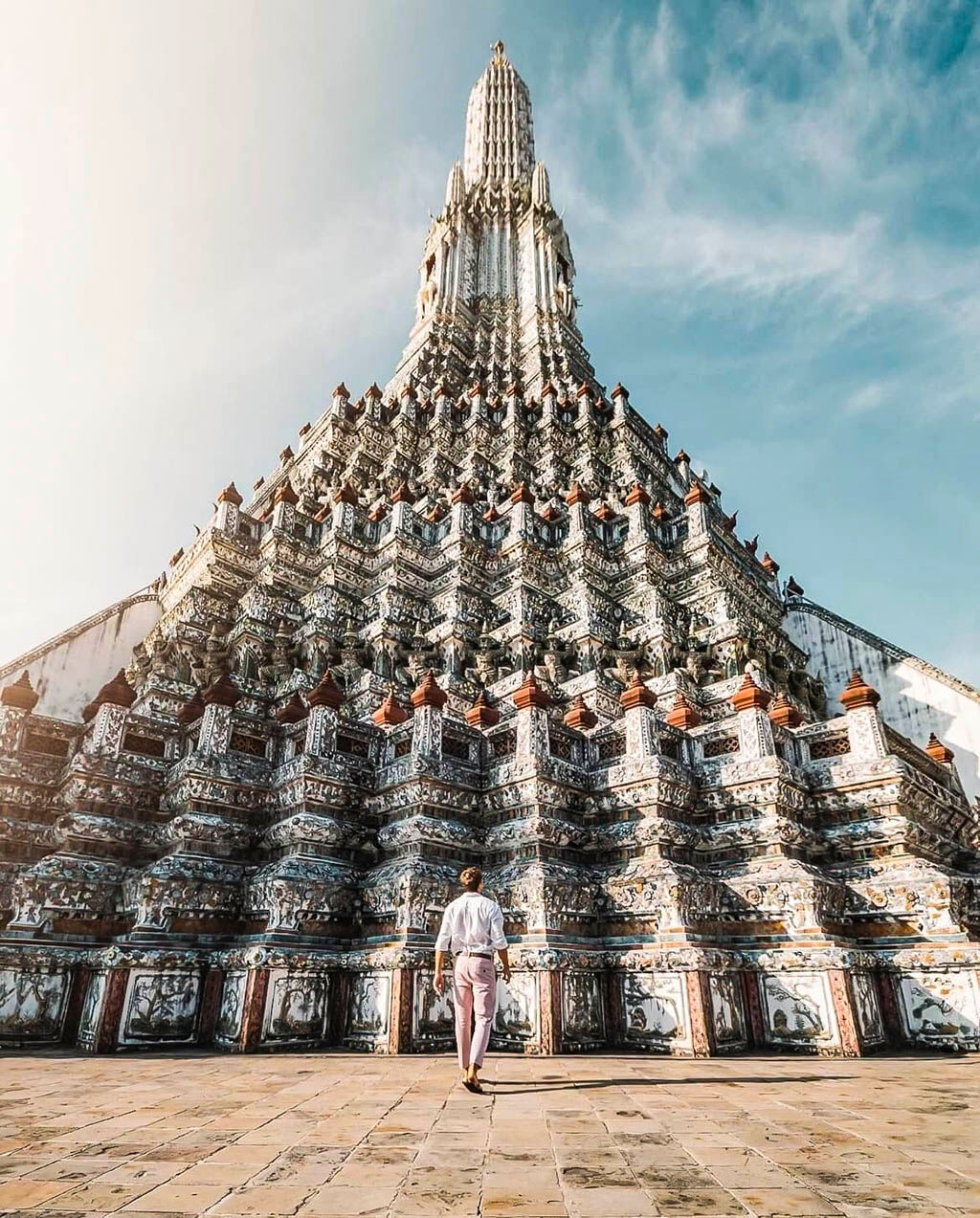 Immerse in the spiritual glow of the Temple of Dawn