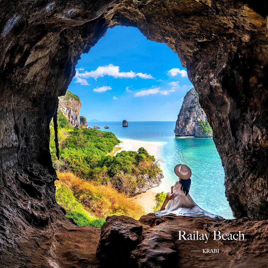 Relax on dramatic limestone cliffs and turquoise waters