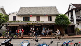 Tourists at Luang Prabang