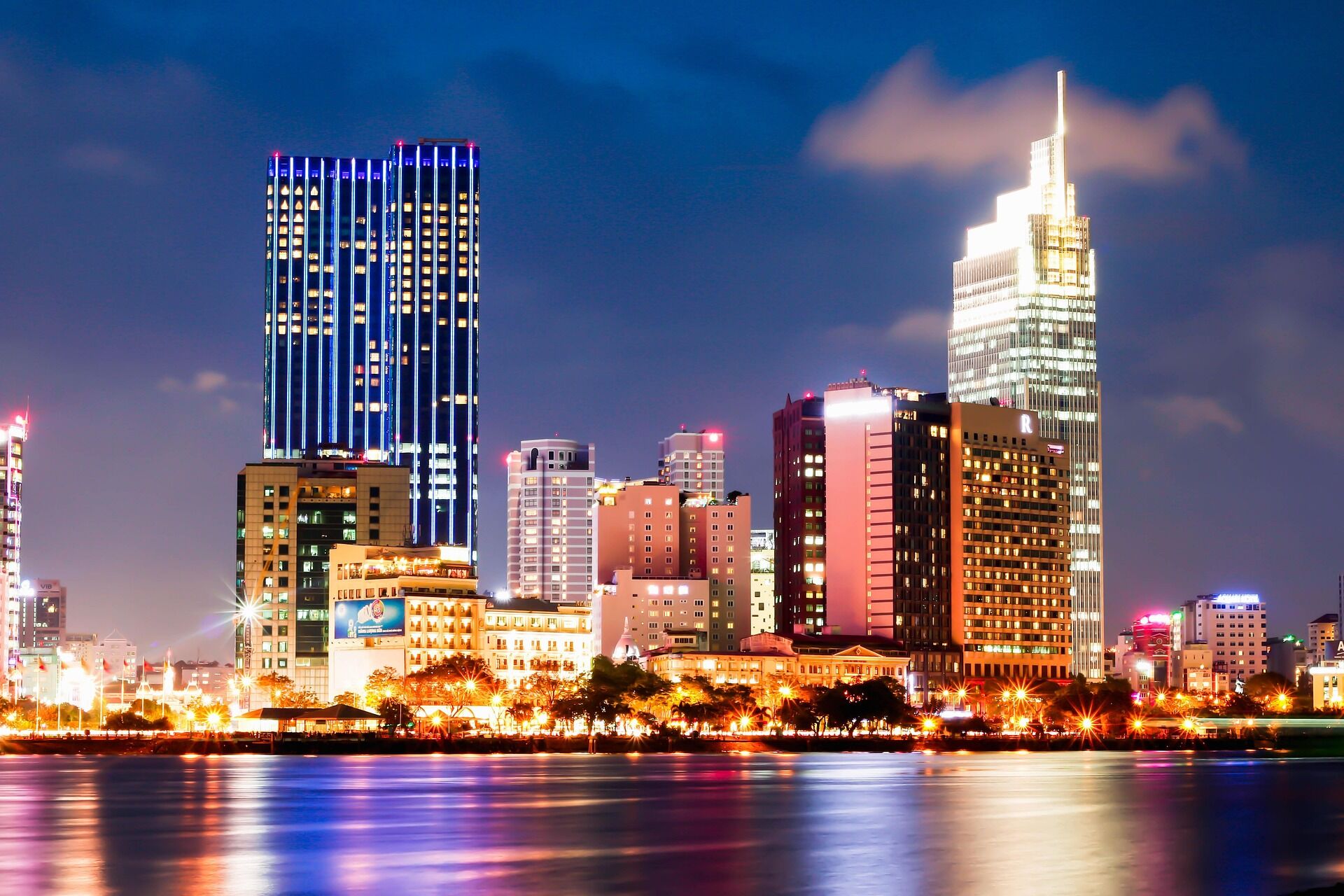 Capture the modern energy of Ho Chi Minh City’s skyscrapers