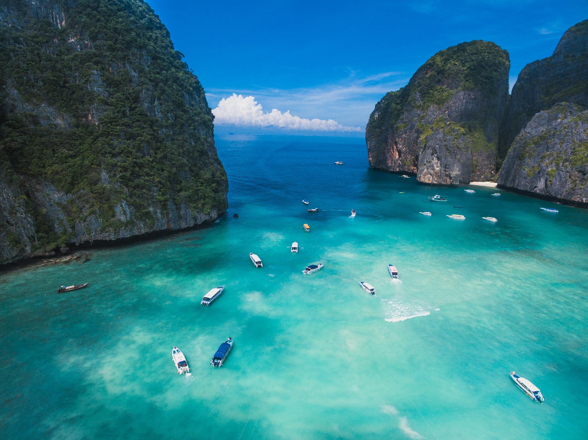Experience dramatic cliffs and crystal waters just a short trip away