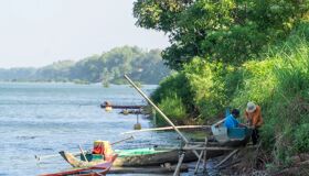 Kratie Boat and River