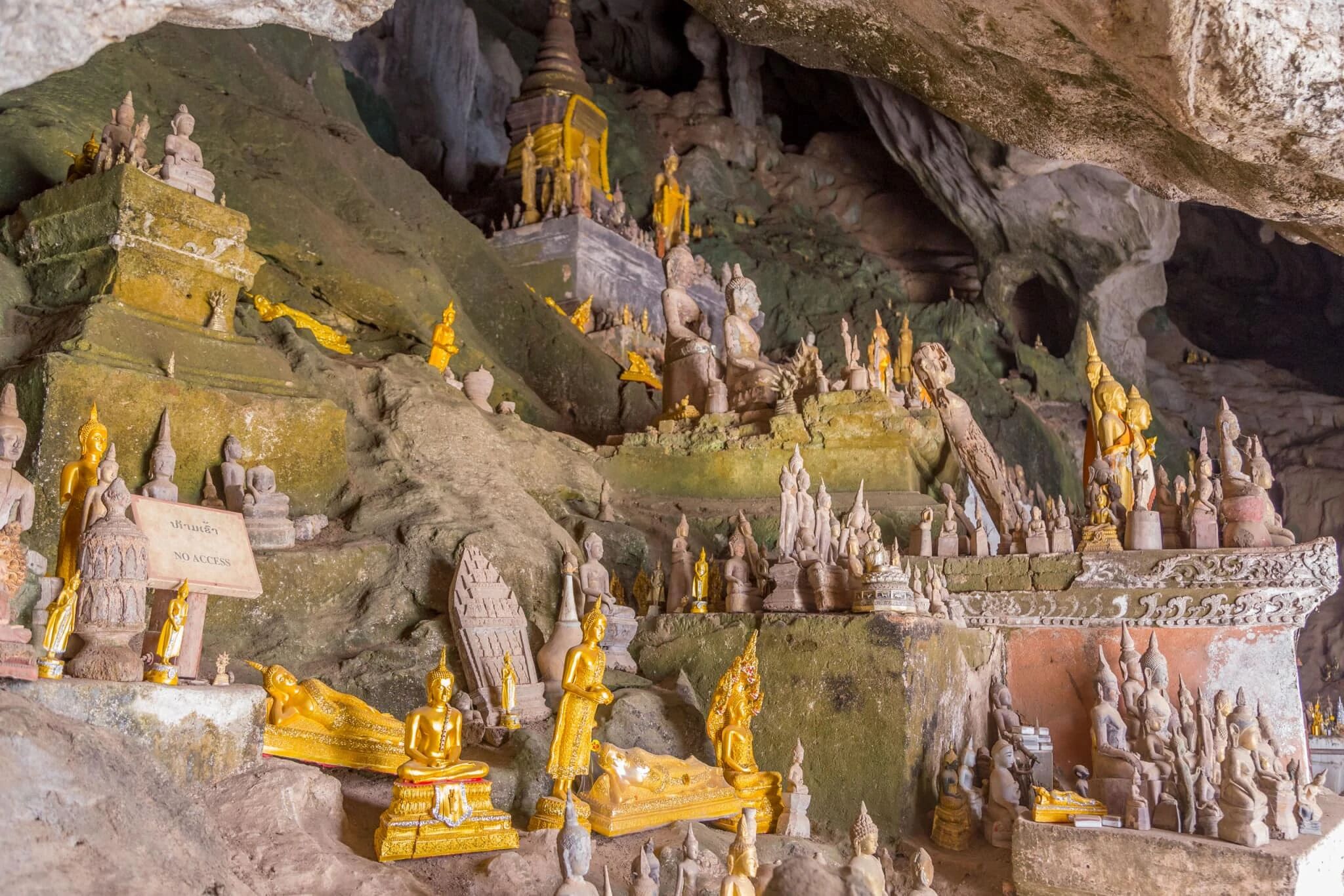 Explore thousands of sacred images in riverside caves