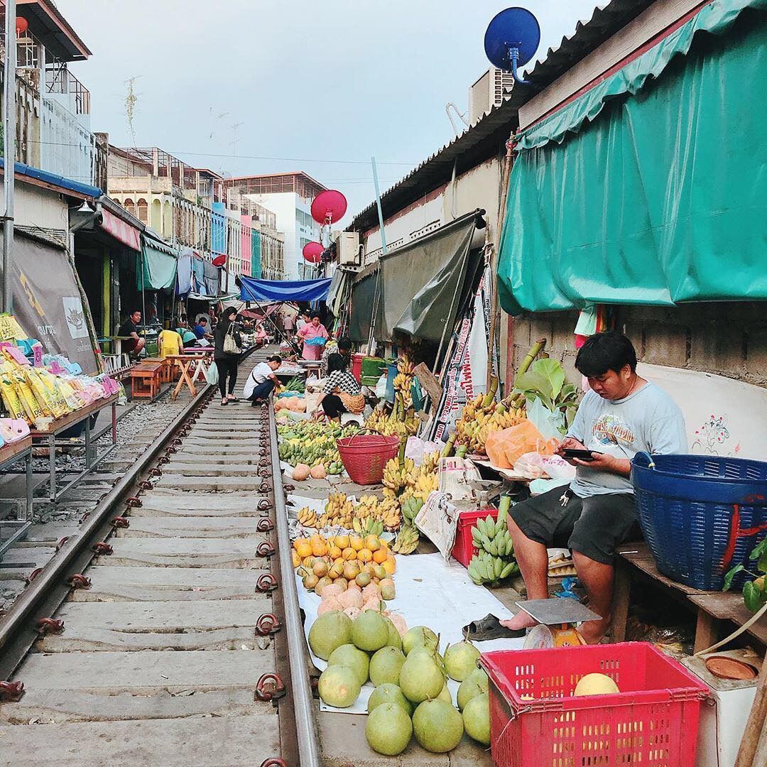 Start your journey with Mae Klong’s bustling glow