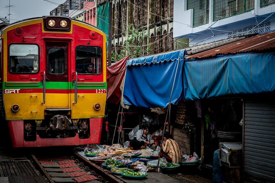 Mae Klong Railway Market Train