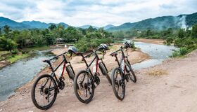 Muang La Bikes near River