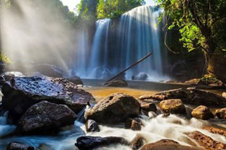 Begin your exploration with Kulen’s tranquil ambiance