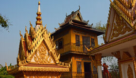 Stung Treng Golden Temple