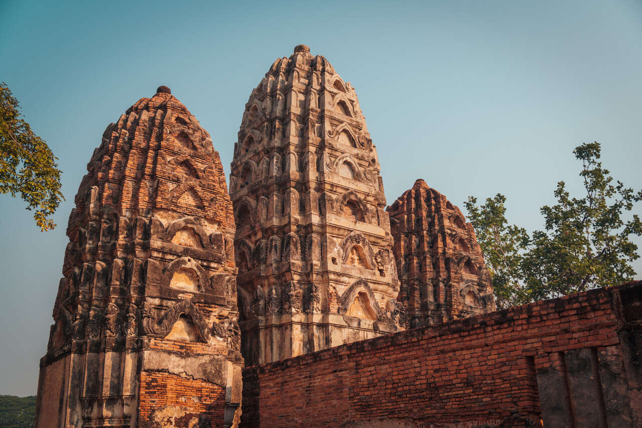 Sukhothai Wat Sisa Wai Temple
