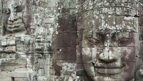 Angkor Thom Faces in the temples