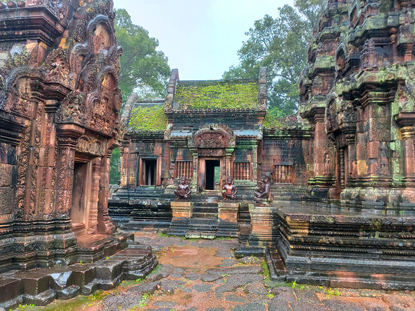 Admire the intricate carvings of the Lady Temple