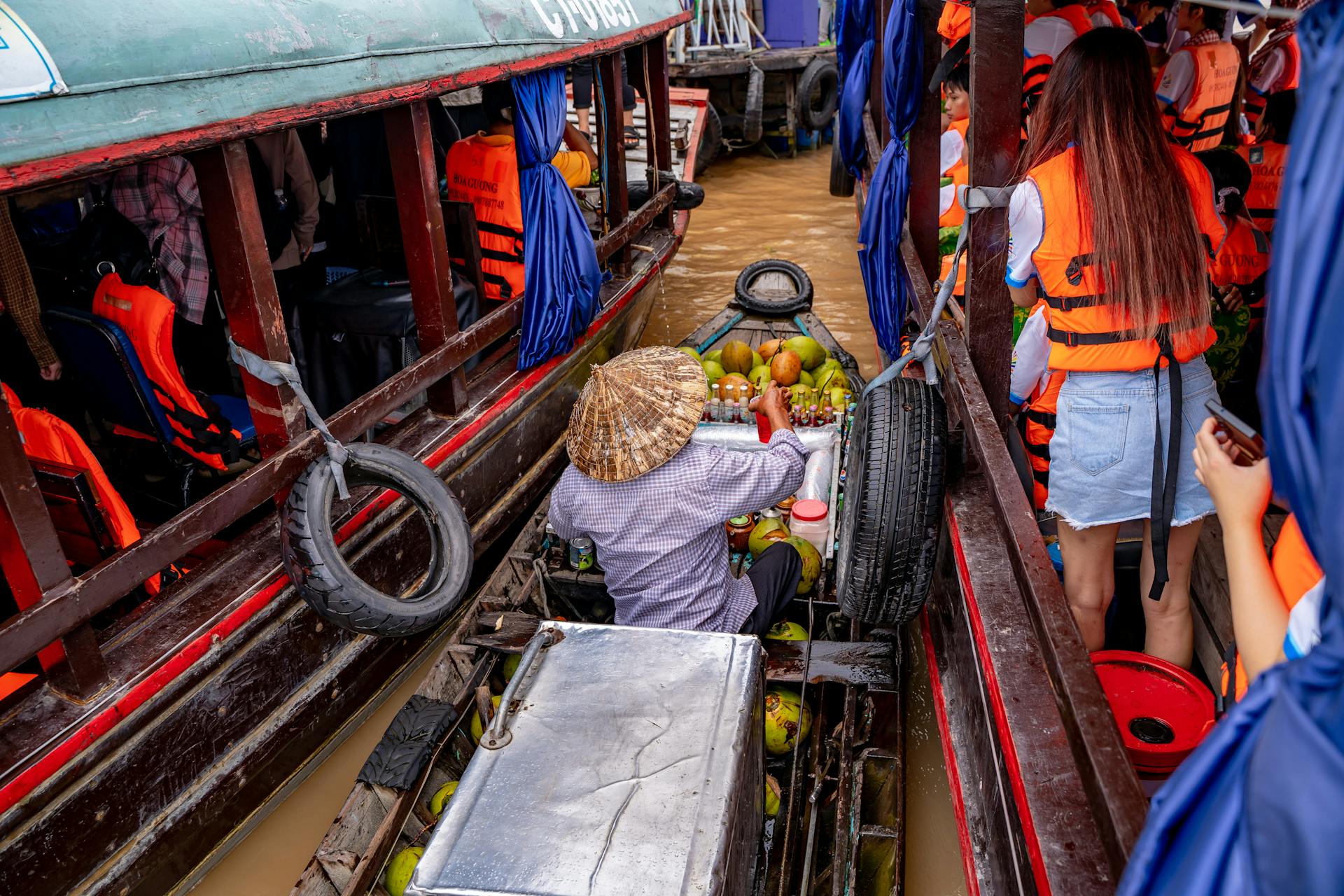 Experience traditional river life in the Mekong Delta