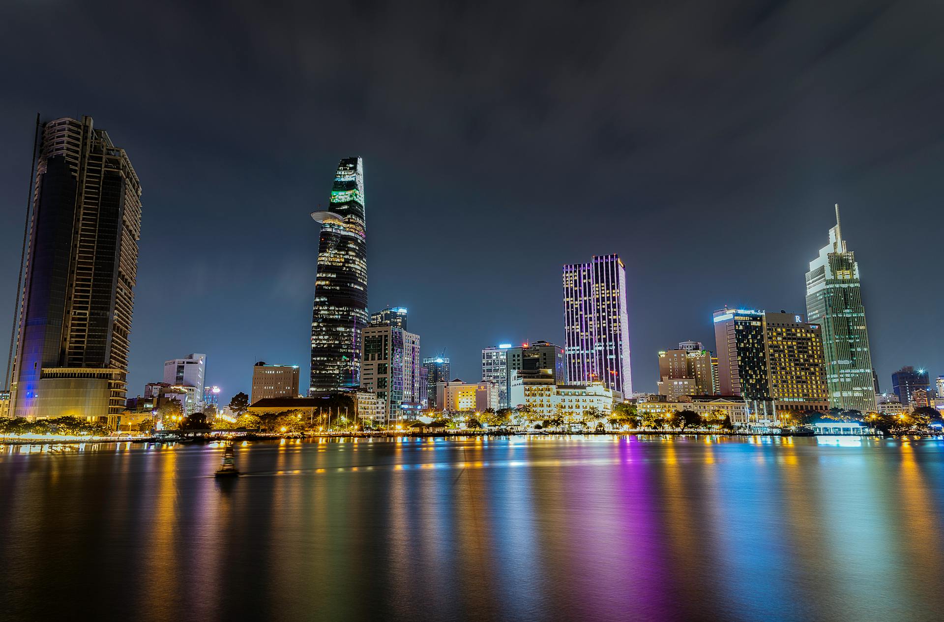 Capture the modern energy of Saigon’s skyscrapers