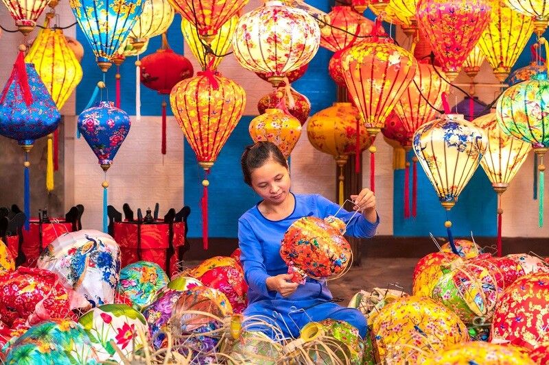 Hoi An Lantern making Village