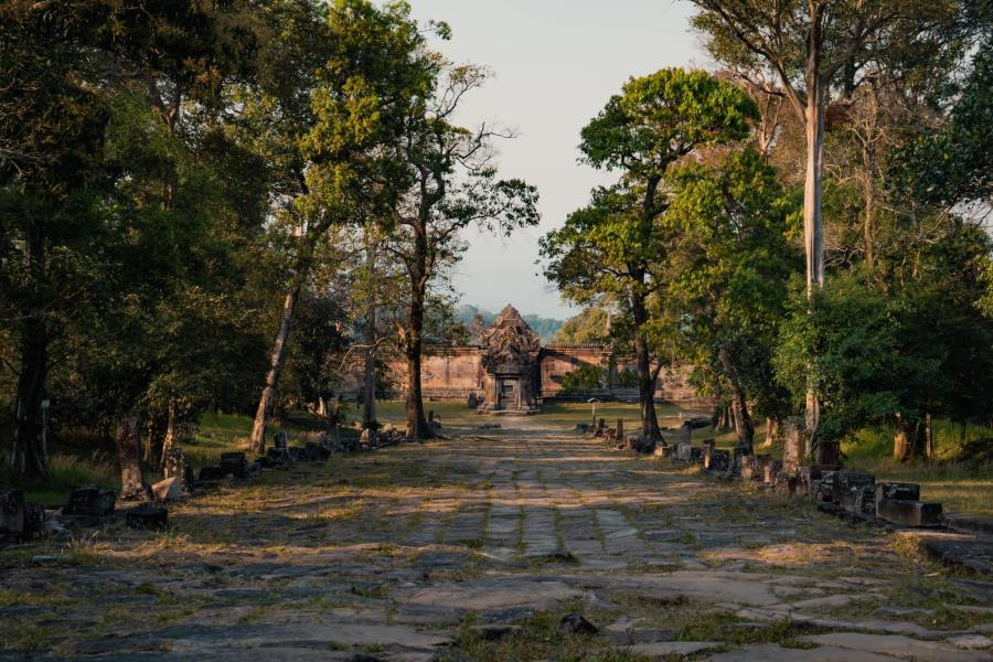 Preah Vihear Temple Courtyard
