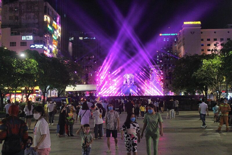 Saigon Nguyen Hue Walking Stre