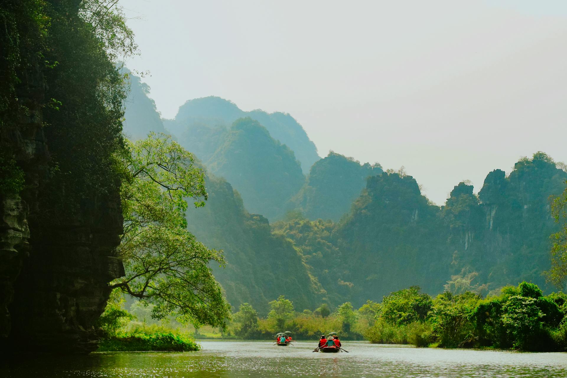 Begin exploration with Vietnam’s tranquil karst atmosphere