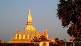Vientiane Laos Golden Pagoda