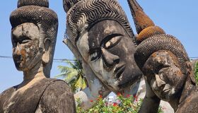 Vientiane Laos Statues