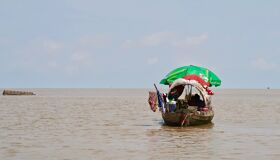 Tonle Sap Lake Boat