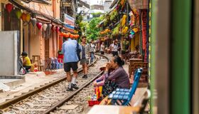 Train Street in Hanoi
