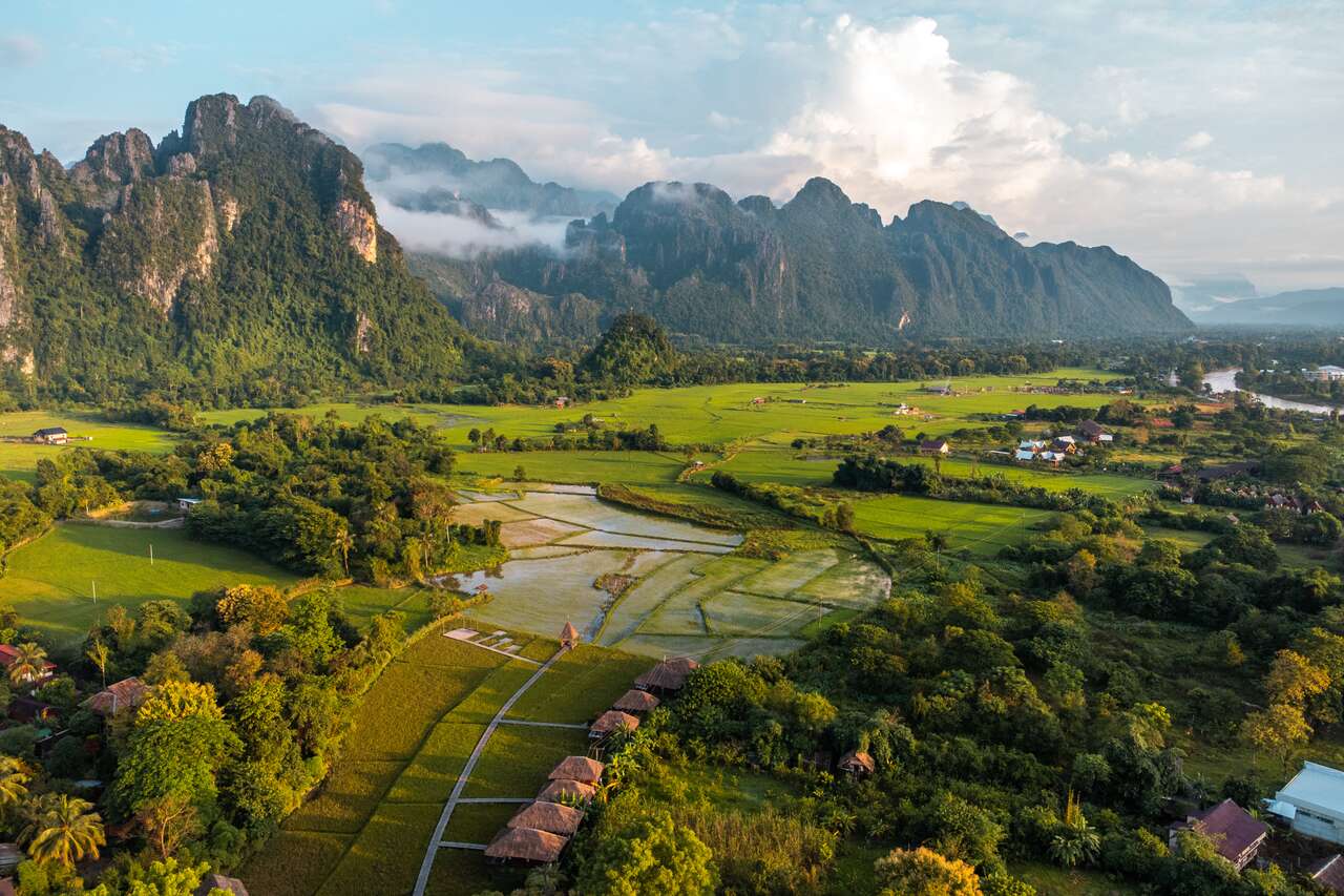 Immerse in Vang Vieng’s dramatic natural heritage